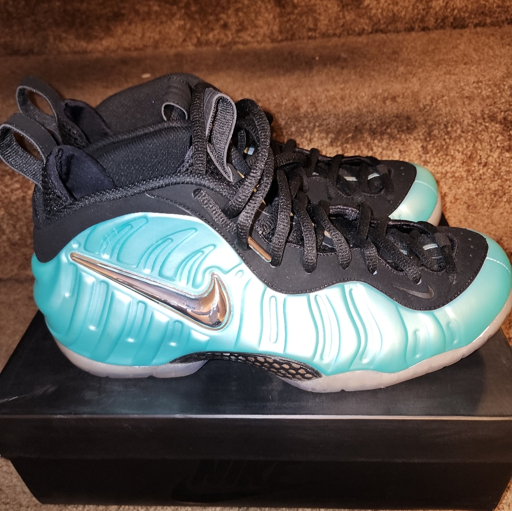Nike Air Foamposite Pro (Electric Blue) - Picture 3 of 9